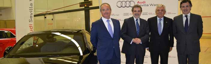 Sevilla Wagen Audi presenta el nuevo TT y el A3 e-tron en un acto con Telefónica España