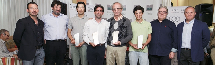 Manuel Sauco y Darren Chang vencen en la prueba de Sevilla del Torneo de Golf Audi quattro Cup