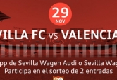 Sortedas las entradadas de Sevilla Wagen para ver este domingo el partido Sevilla FC-Valencia CF