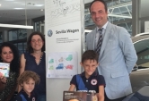 Ángel Miranda, premiado con un lote de Material Escolar del Concurso de Dibujo del nuevo Touran