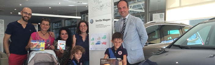 Ángel Miranda, premiado con un lote de Material Escolar del Concurso de Dibujo del nuevo Touran