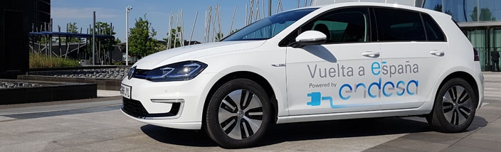 Volkswagen e-Golf dará la primera Vuelta por España en un viaje sin emisiones